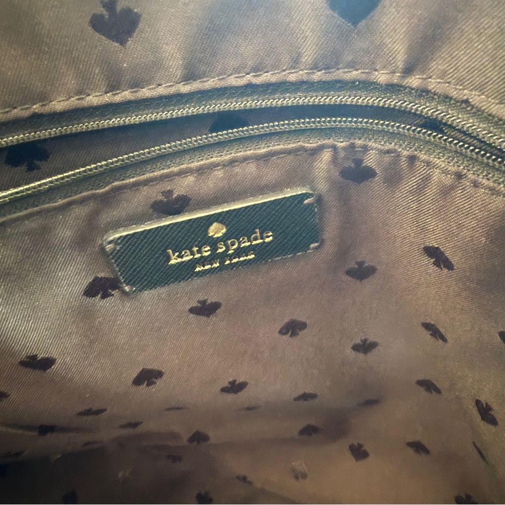 Kate Spade New York Black Saffiano Leather Tote Shoulder Bag - Picture 8 of 9